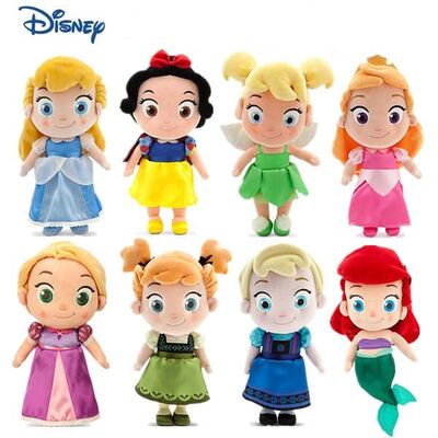 Fashion Cute Disney Princess Family Stuffed Plush Toys For Collection 12 inch