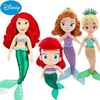 Disney Princess Dolls Cartoon Stuffed Disney Plush Toys 50cm