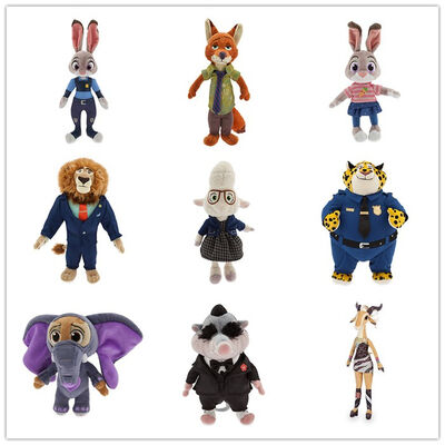 Brown and Green Zootopia Disney Plush Toys Stuffed Animals Soft Material