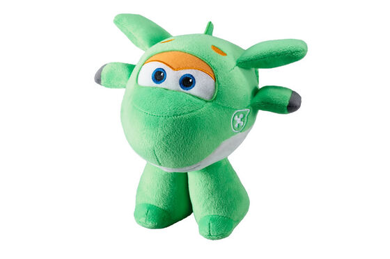 8 Style Cartoon Plush Toys 20cm Super Wings Airplane , Red / Green / Yellow Color