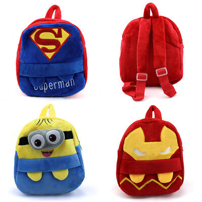 Fashion Lovely Cartoon Kids School Backpacks Personalized Soft Plush , 23cm*21cm*9cm