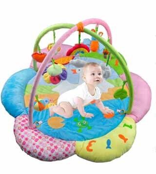 Custom Made Lovely Flower Baby Play Gyms Playmat And Gym For Babies