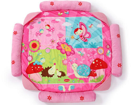 Flower Happy Garden Pink Baby Play Gyms Baby Activity Play Mat