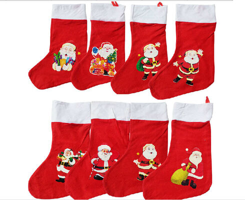 16inch Christmas Santa Stocking Plush Gift For Christmas Holiday Celebrate