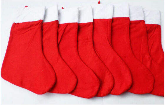 16inch Christmas Santa Stocking Plush Gift For Christmas Holiday Celebrate