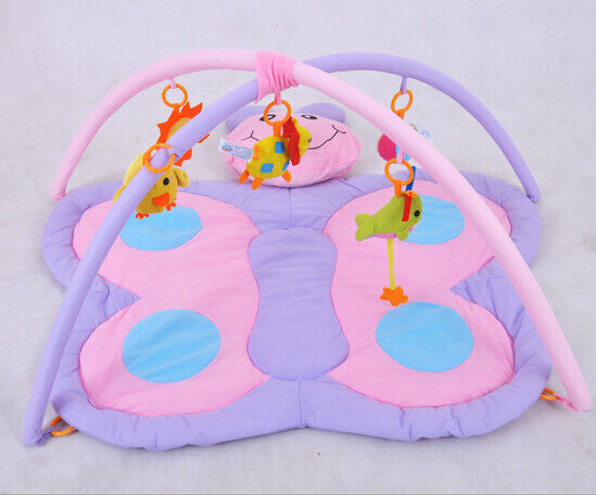 Purple Butterfly Babies Play Gyms And Mats / Baby Girl Play Gym